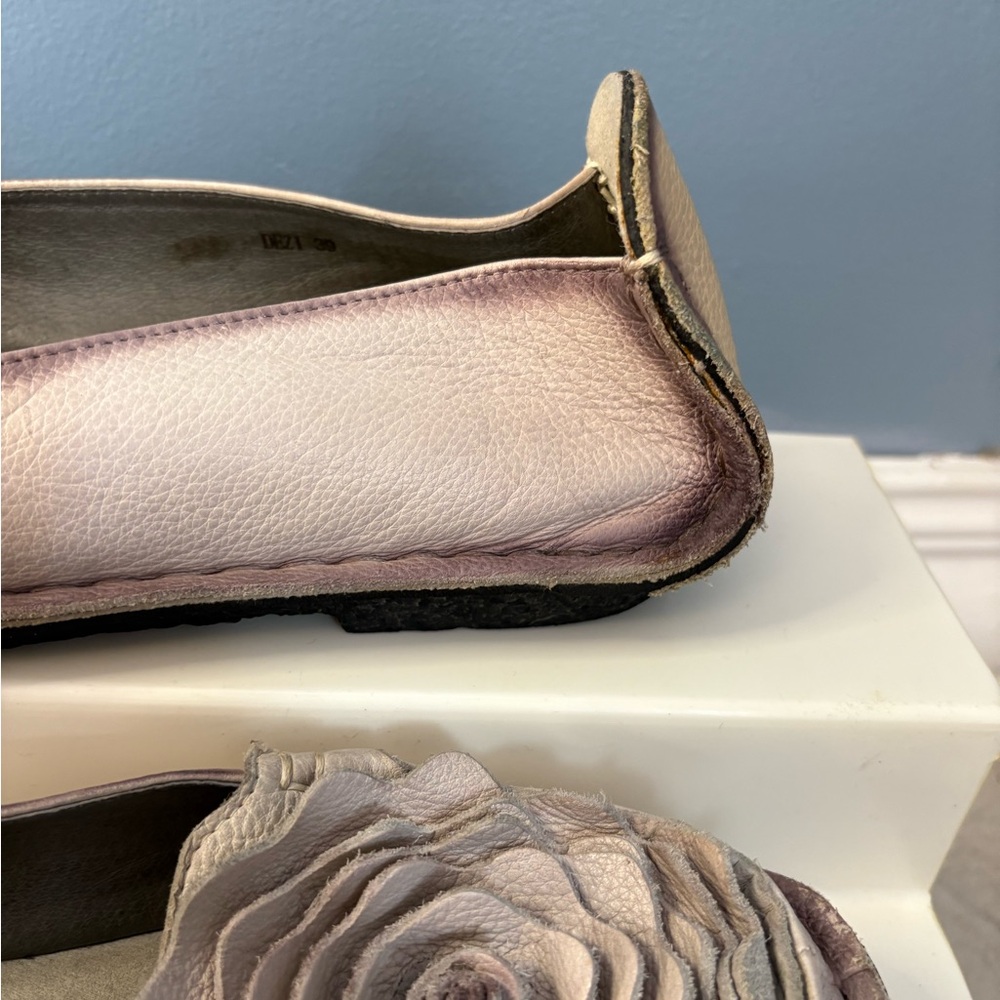 Spring Step Women's Floral Loafers - Lavender - Picture 7 of 10